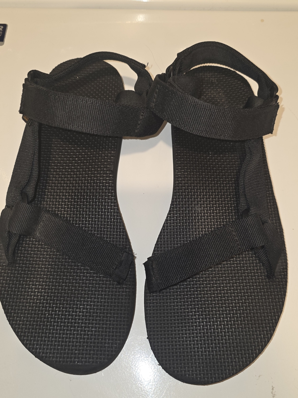Teva Black Women's Strappy Adjustable Sandals